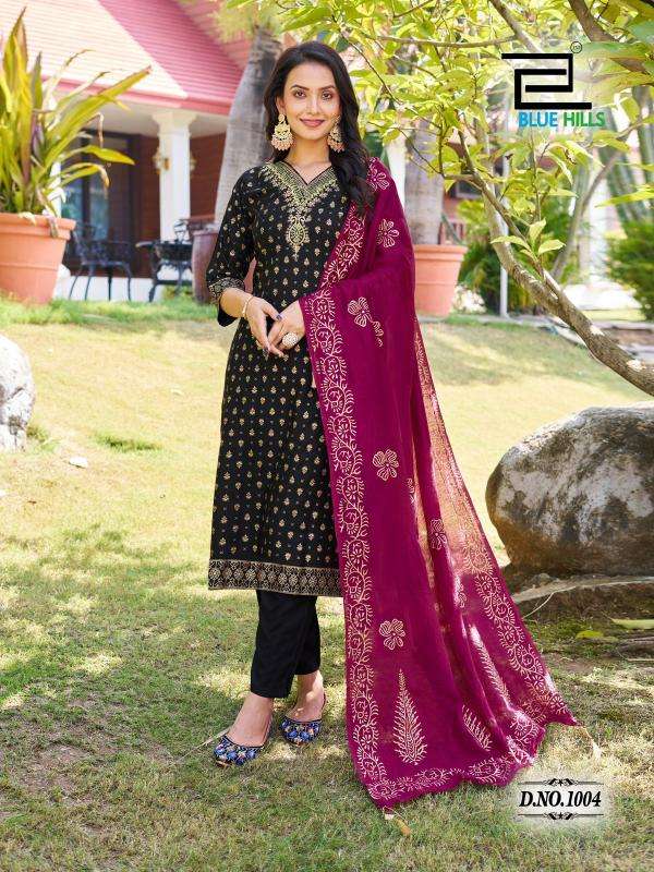 BLUE HILLS PRESENTS LAKSHMI VOL-1 READYMADE RAYON PLUS SIZE LUXURIOUS SUIT FOR WOMEN 