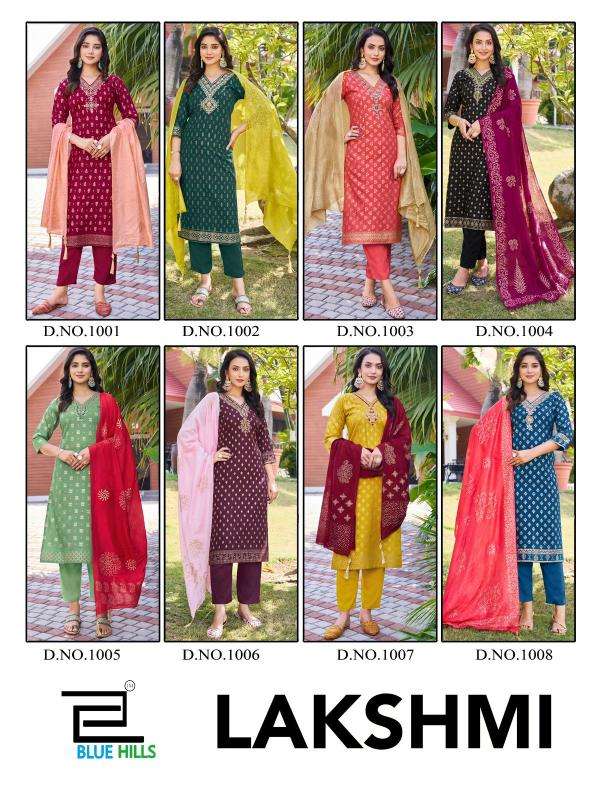 BLUE HILLS PRESENTS LAKSHMI VOL-1 READYMADE RAYON PLUS SIZE LUXURIOUS SUIT FOR WOMEN 