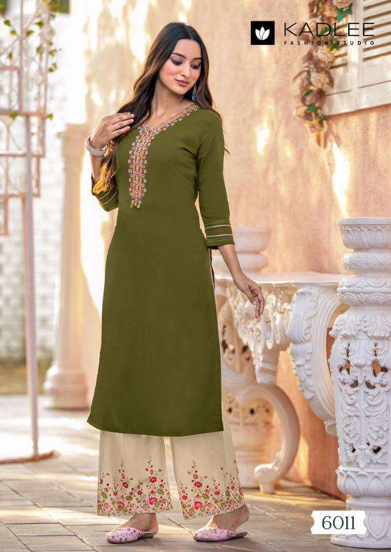 KADLEE PRESENTS KAVERI VOL-2 FULLY STITCH RAYON CLASSIC LOOK KURTI WITH PLAZZO  CATALOG WHOLESALER AND EXPORTER IN SURAT 