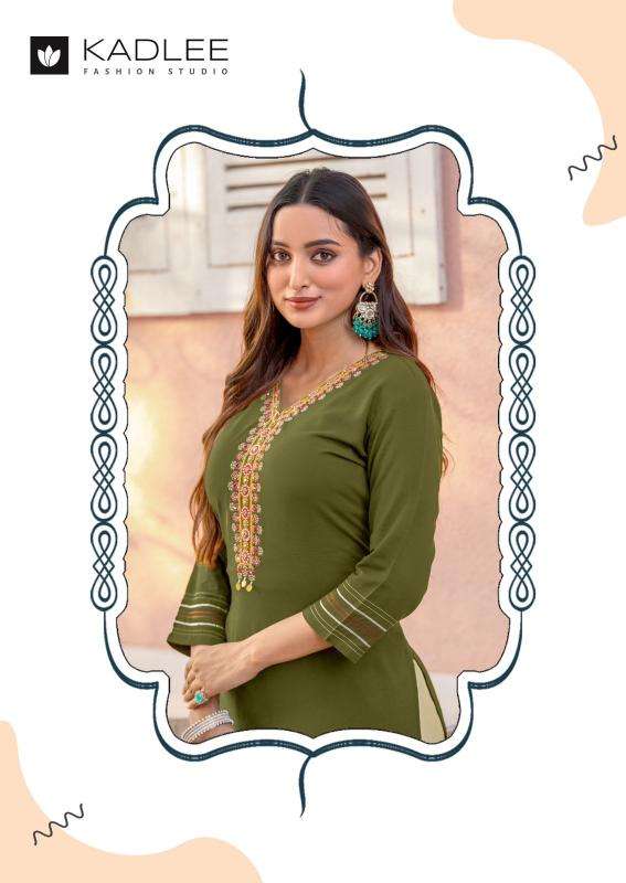 KADLEE PRESENTS KAVERI VOL-2 FULLY STITCH RAYON CLASSIC LOOK KURTI WITH PLAZZO  CATALOG WHOLESALER AND EXPORTER IN SURAT 