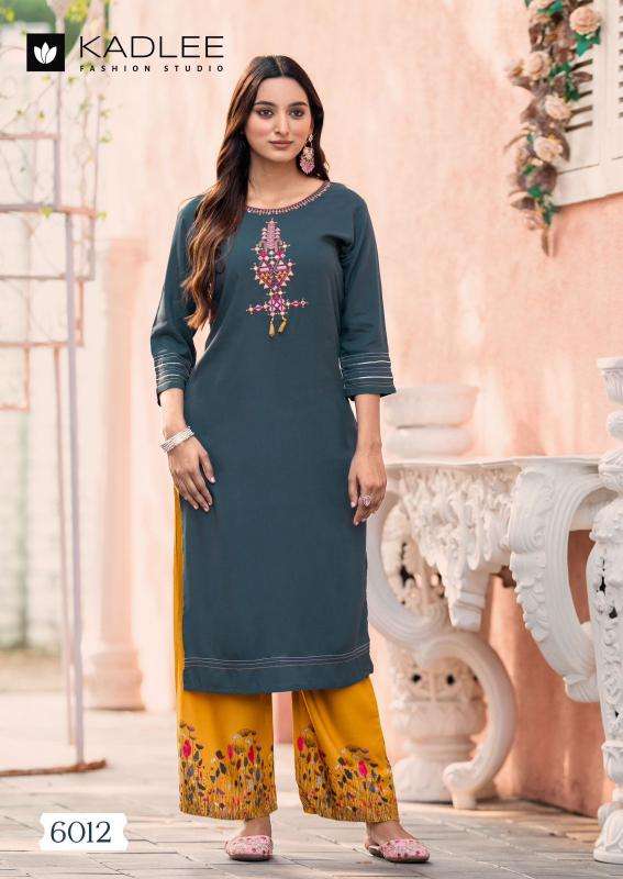 KADLEE PRESENTS KAVERI VOL-2 FULLY STITCH RAYON CLASSIC LOOK KURTI WITH PLAZZO  CATALOG WHOLESALER AND EXPORTER IN SURAT 
