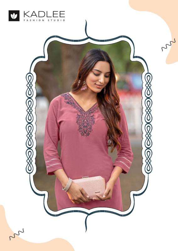 KADLEE PRESENTS KAVERI VOL-2 FULLY STITCH RAYON CLASSIC LOOK KURTI WITH PLAZZO  CATALOG WHOLESALER AND EXPORTER IN SURAT 