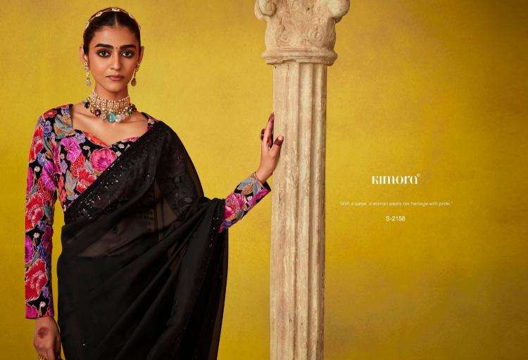 KIMORA PRESENTS DIVANI FANCY LUXURIOUS HIT DESIGN SAREES FOR WOMEN CATALOG WHOLESALER AND EXPORTER 
