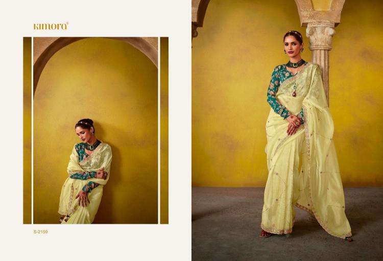 KIMORA PRESENTS DIVANI FANCY LUXURIOUS HIT DESIGN SAREES FOR WOMEN CATALOG WHOLESALER AND EXPORTER 