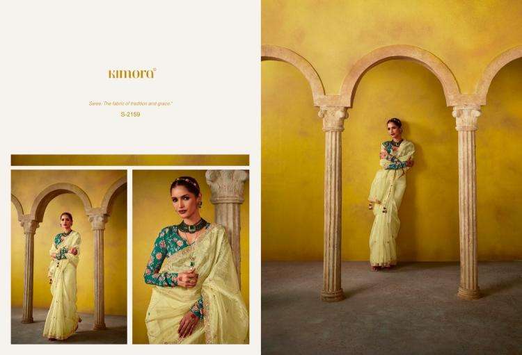 KIMORA PRESENTS DIVANI FANCY LUXURIOUS HIT DESIGN SAREES FOR WOMEN CATALOG WHOLESALER AND EXPORTER 