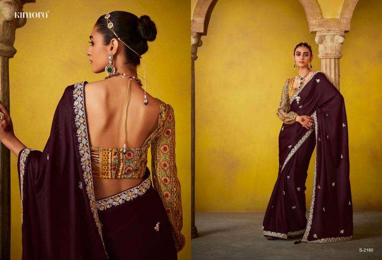 KIMORA PRESENTS DIVANI FANCY LUXURIOUS HIT DESIGN SAREES FOR WOMEN CATALOG WHOLESALER AND EXPORTER 