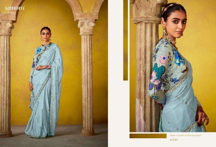 KIMORA PRESENTS DIVANI FANCY LUXURIOUS HIT DESIGN SAREES FOR WOMEN CATALOG WHOLESALER AND EXPORTER 