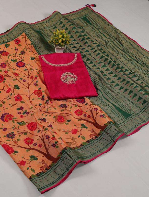 KIMORA PRESENTS MEERA VOL-14 17021-17031 BRASSO GORGEOUS LOOK SAREES CATALOG WHOLESALER AND EXPORTER 
