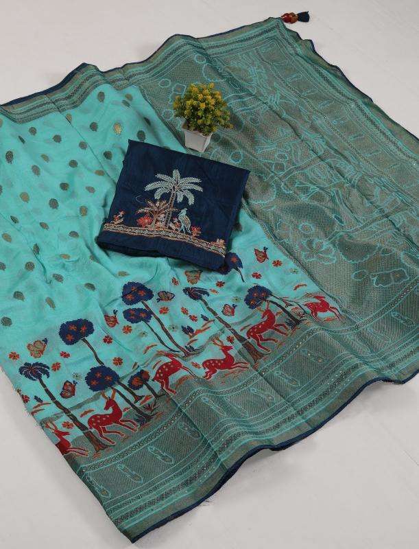 KIMORA PRESENTS MEERA VOL-14 17021-17031 BRASSO GORGEOUS LOOK SAREES CATALOG WHOLESALER AND EXPORTER 