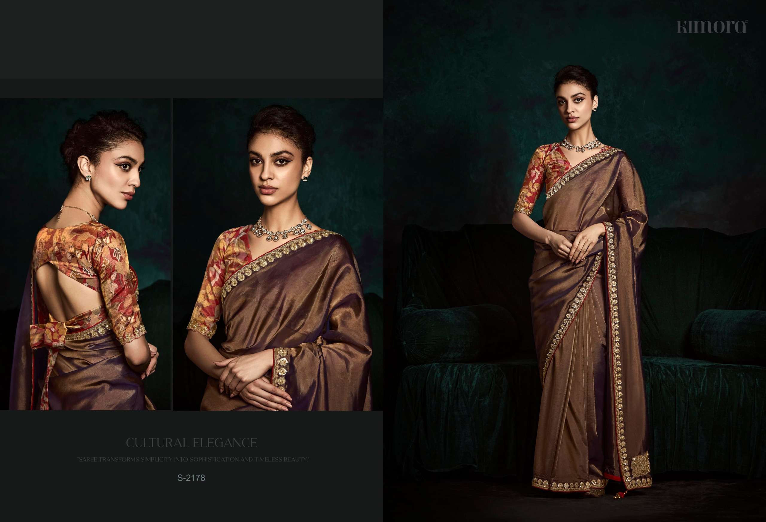 KIMORA PRESENTS RANGAT VOL-2 FANCY PARTY WEAR SAREES CATALOG WHOLESALER AND EXPORTER IN SURAT
