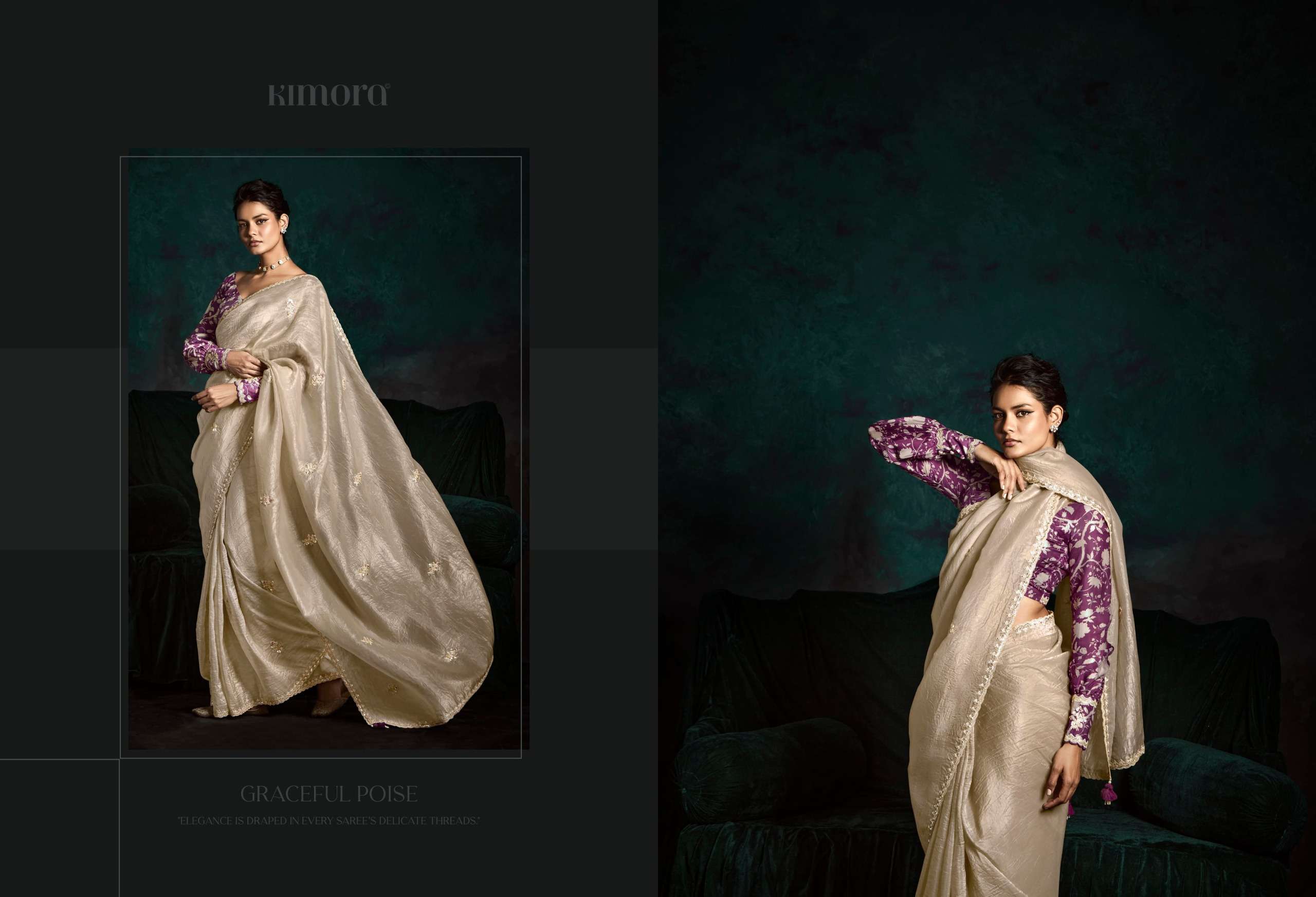 KIMORA PRESENTS RANGAT VOL-2 FANCY PARTY WEAR SAREES CATALOG WHOLESALER AND EXPORTER IN SURAT