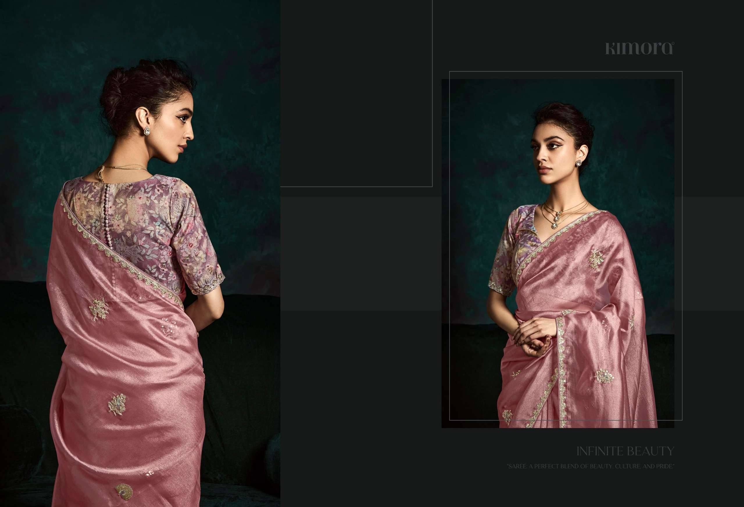KIMORA PRESENTS RANGAT VOL-2 FANCY PARTY WEAR SAREES CATALOG WHOLESALER AND EXPORTER IN SURAT