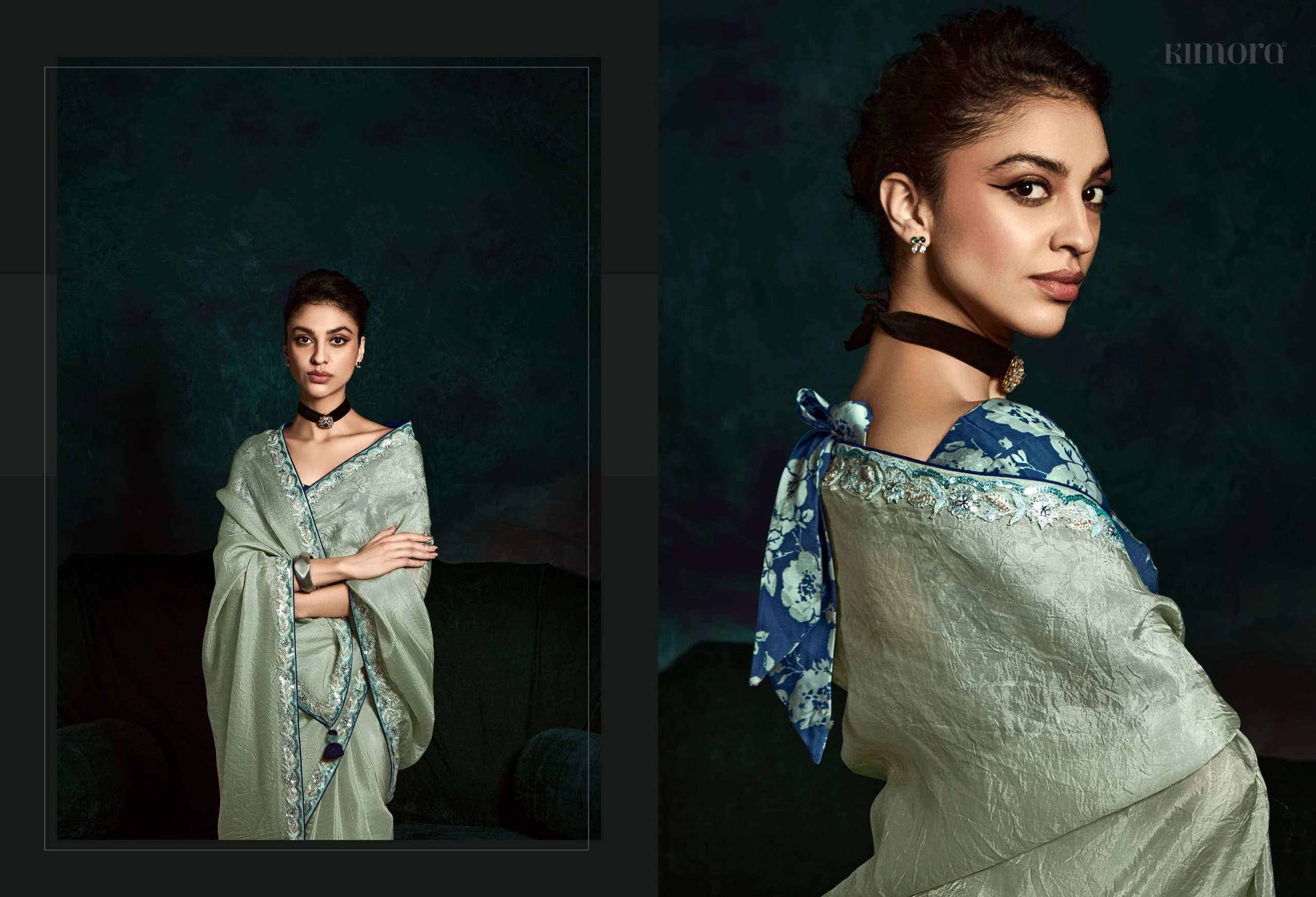 KIMORA PRESENTS RANGAT VOL-2 FANCY PARTY WEAR SAREES CATALOG WHOLESALER AND EXPORTER IN SURAT