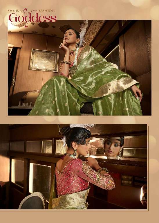 KIRA CREATION PRESENTS KOSKI VISCOSE TISUUE 6701-6706 SERIES SHOP ELEGANT SAREES FOR WEDDING