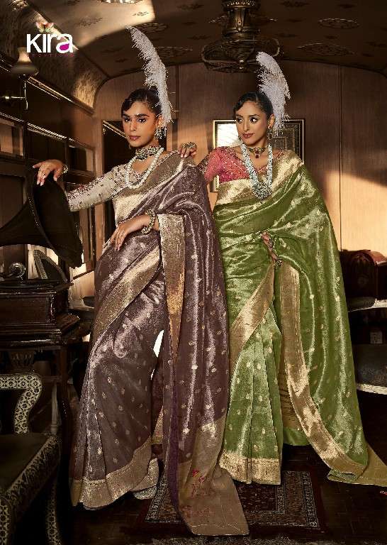 KIRA CREATION PRESENTS KOSKI VISCOSE TISUUE 6701-6706 SERIES SHOP ELEGANT SAREES FOR WEDDING