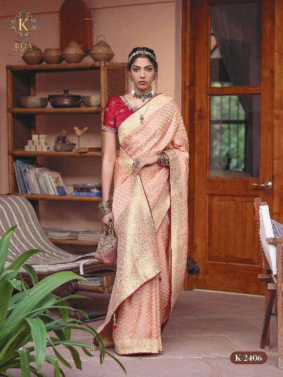Kira Creation Presents Kyaara Silk Vol-2 Wholesale Pure Viscose Dola Embroidered Blouse Sarees Catalog Wholesaler And Exporter 