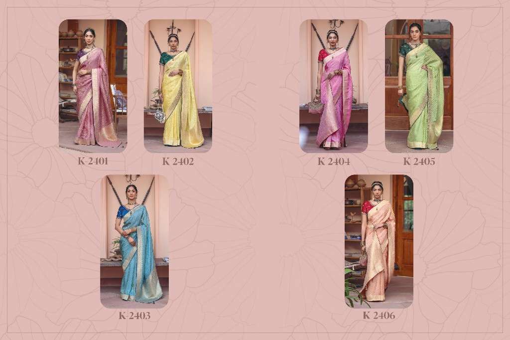 Kira Creation Presents Kyaara Silk Vol-2 Wholesale Pure Viscose Dola Embroidered Blouse Sarees Catalog Wholesaler And Exporter 