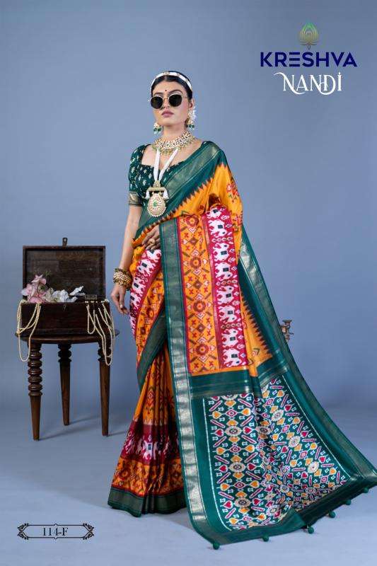 KRESHVA PRESENTS ALL TIME HIT NANDI SILK SHOP STUNNING PARTY SAREES FOR ANY OCCASION