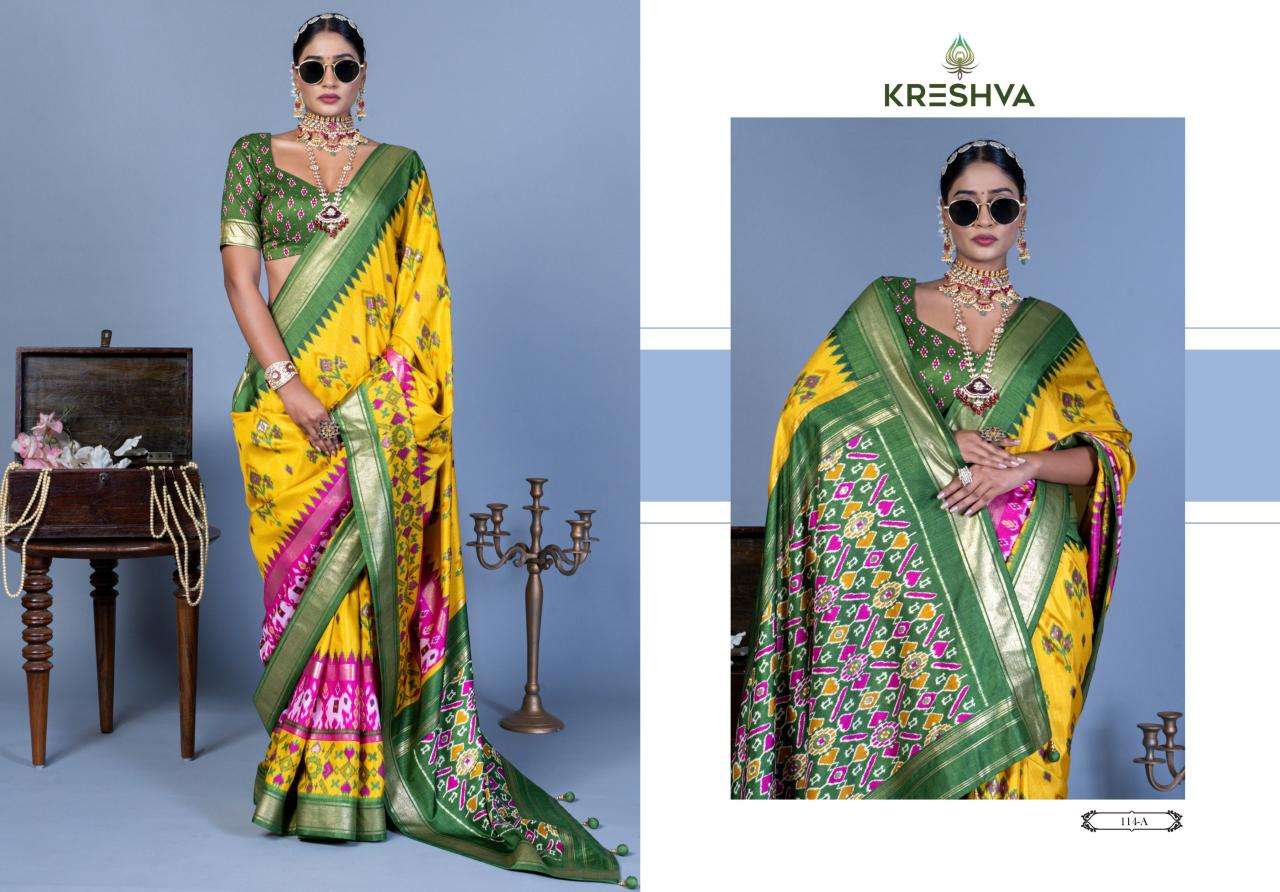 KRESHVA PRESENTS ALL TIME HIT NANDI SILK SHOP STUNNING PARTY SAREES FOR ANY OCCASION