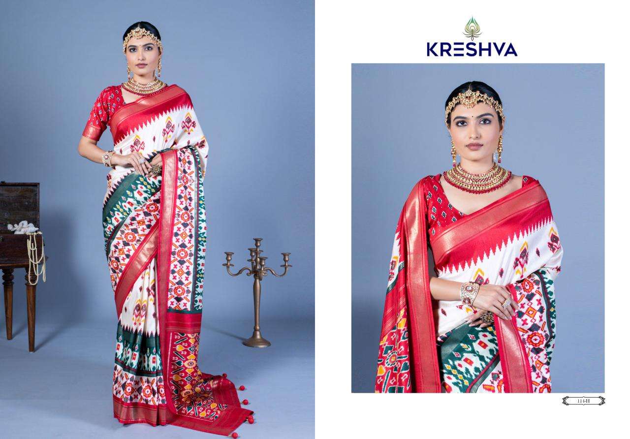 KRESHVA PRESENTS ALL TIME HIT NANDI SILK SHOP STUNNING PARTY SAREES FOR ANY OCCASION