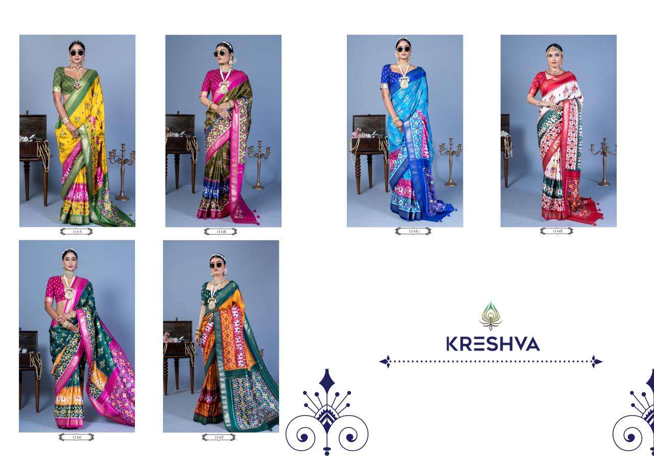 KRESHVA PRESENTS ALL TIME HIT NANDI SILK SHOP STUNNING PARTY SAREES FOR ANY OCCASION