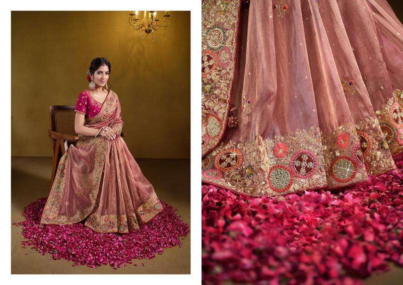 MAHOTSAV PRESENTS MOH MANTHAN RAJASVI 25000 SERIES TRADITIONAL SAREE PERFECT FOR FESTIVALS CATALOG WHOLESALER AND EXPORTER 