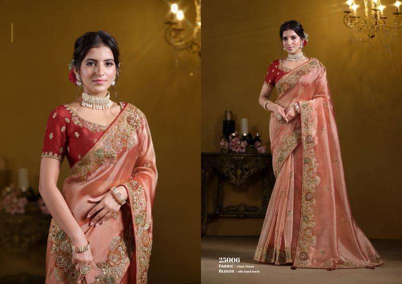 MAHOTSAV PRESENTS MOH MANTHAN RAJASVI 25000 SERIES TRADITIONAL SAREE PERFECT FOR FESTIVALS CATALOG WHOLESALER AND EXPORTER 