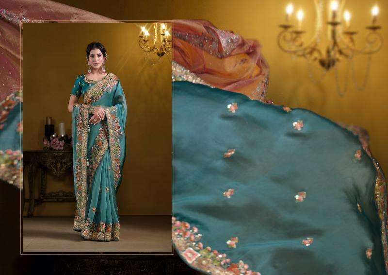 MAHOTSAV PRESENTS MOH MANTHAN RAJASVI 25000 SERIES TRADITIONAL SAREE PERFECT FOR FESTIVALS CATALOG WHOLESALER AND EXPORTER 
