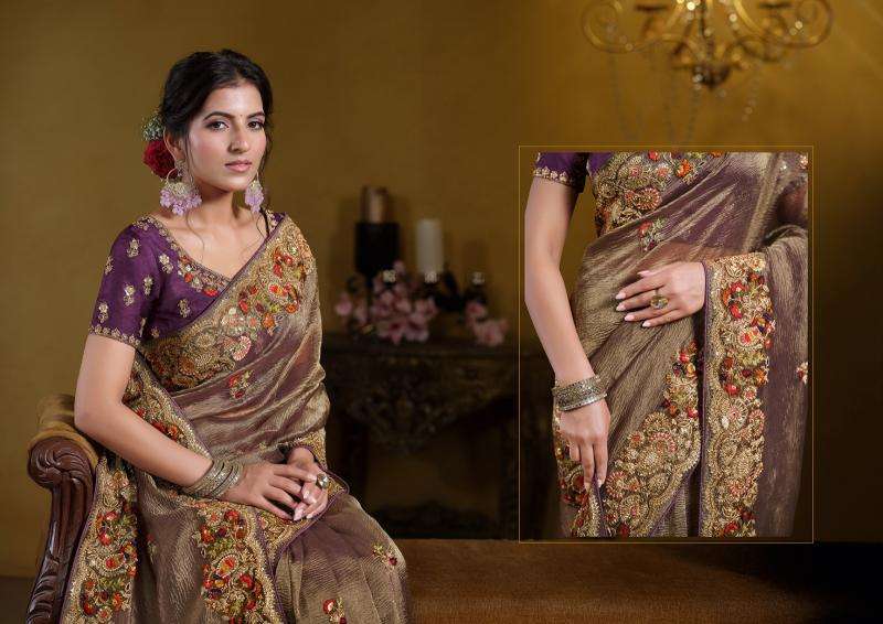MAHOTSAV PRESENTS MOH MANTHAN RAJASVI 25000 SERIES TRADITIONAL SAREE PERFECT FOR FESTIVALS CATALOG WHOLESALER AND EXPORTER 