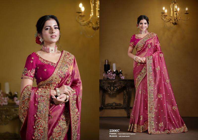MAHOTSAV PRESENTS MOH MANTHAN RAJASVI 25000 SERIES TRADITIONAL SAREE PERFECT FOR FESTIVALS CATALOG WHOLESALER AND EXPORTER 