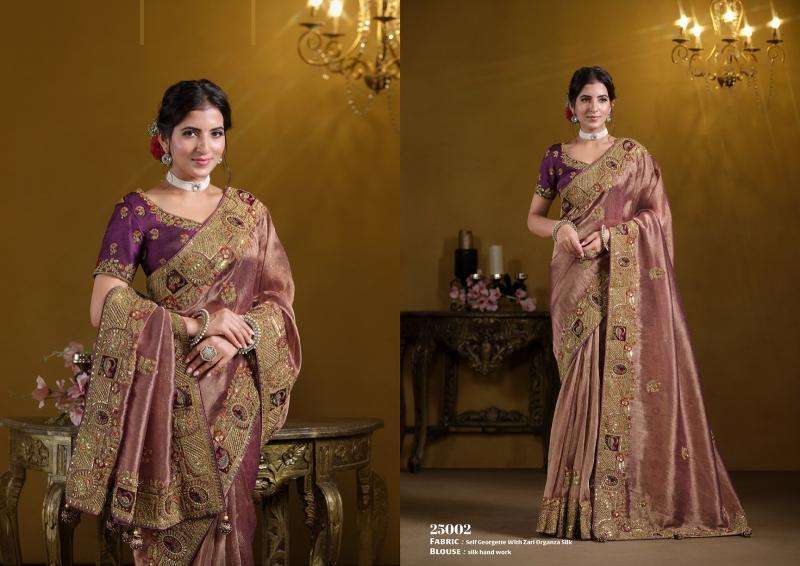 MAHOTSAV PRESENTS MOH MANTHAN RAJASVI 25000 SERIES TRADITIONAL SAREE PERFECT FOR FESTIVALS CATALOG WHOLESALER AND EXPORTER 