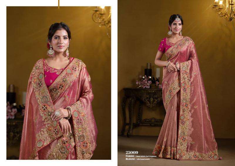 MAHOTSAV PRESENTS MOH MANTHAN RAJASVI 25000 SERIES TRADITIONAL SAREE PERFECT FOR FESTIVALS CATALOG WHOLESALER AND EXPORTER 