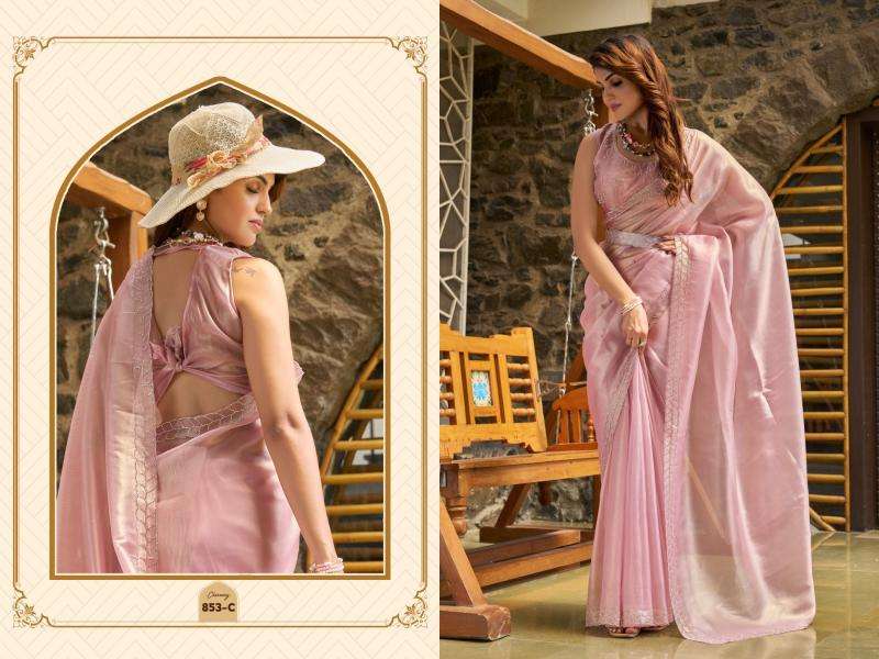 MEHEK PRESENTS 853A-853E RAINA SILK PARTY WEAR SHOP GLAMOROUS STYLES SAREES ONLINE