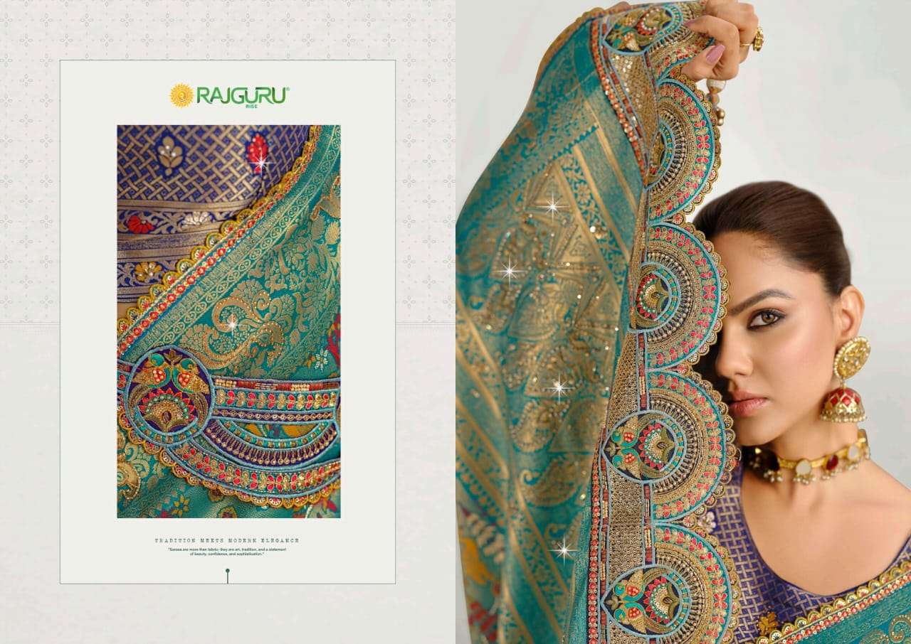 RAJGURU PRESENTS SUHAG FANCY PURE SILK SAREES CATALOG WHOLESALER AND EXPORTER IN SURAT CATALOG WHOLESALER AND EXPORTER IN SURAT 