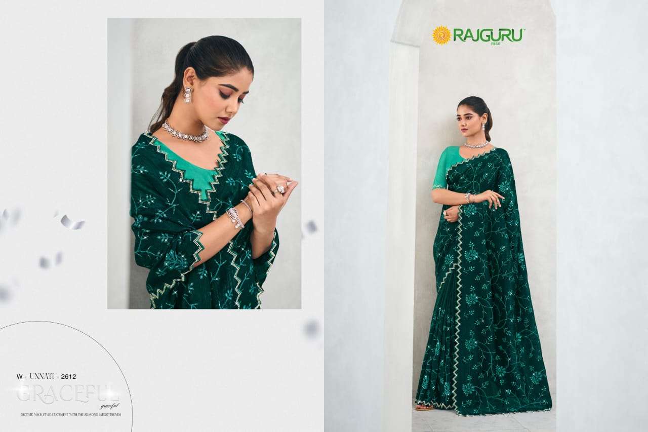 RAJGURU PRESENTS UNNATI FANCY SAREES CATALOG WHOLESALER AND EXPORTER IN SURAT CATALOG WHOLESALER AND EXPORTER IN SURAT 