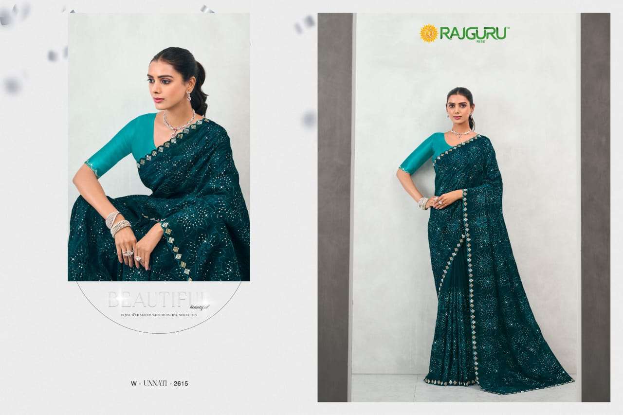 RAJGURU PRESENTS UNNATI FANCY SAREES CATALOG WHOLESALER AND EXPORTER IN SURAT CATALOG WHOLESALER AND EXPORTER IN SURAT 