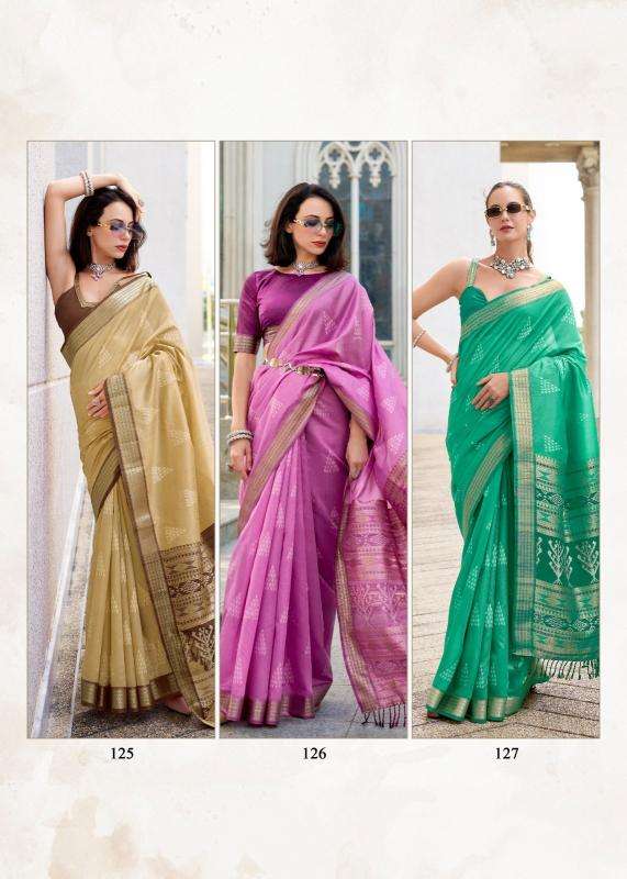 RAJPATH PRESENTS EGYPT VOL-1 RAYON SILK LUXURIOUS SILK SAREES FOR WOMEN CATALOG WHOLESALER AND EXPORTER 
