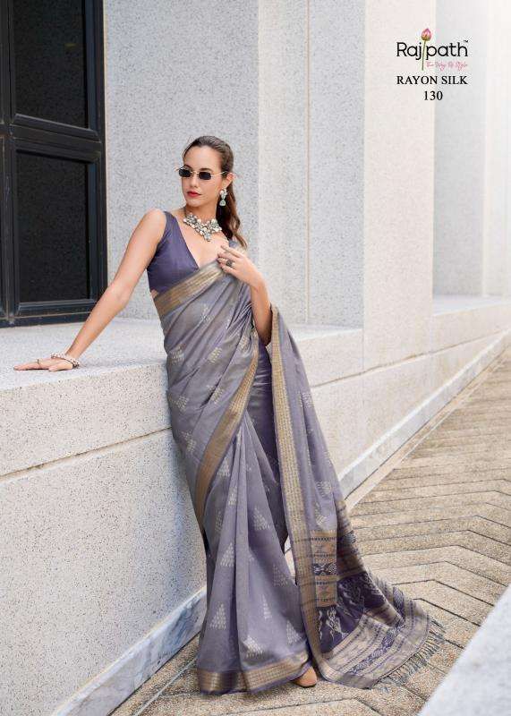 RAJPATH PRESENTS EGYPT VOL-1 RAYON SILK LUXURIOUS SILK SAREES FOR WOMEN CATALOG WHOLESALER AND EXPORTER 