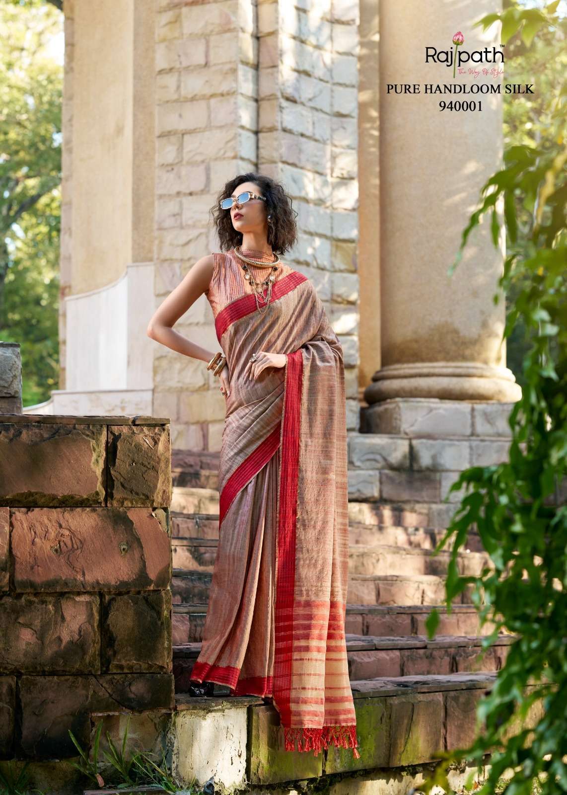 RAJPATH PRESENTS REDBALL SHOP TRENDY HANDLOOM KATAN SAREES ONLINE AT AFFORDABLE PRICES CATALOG WHOLESALER 