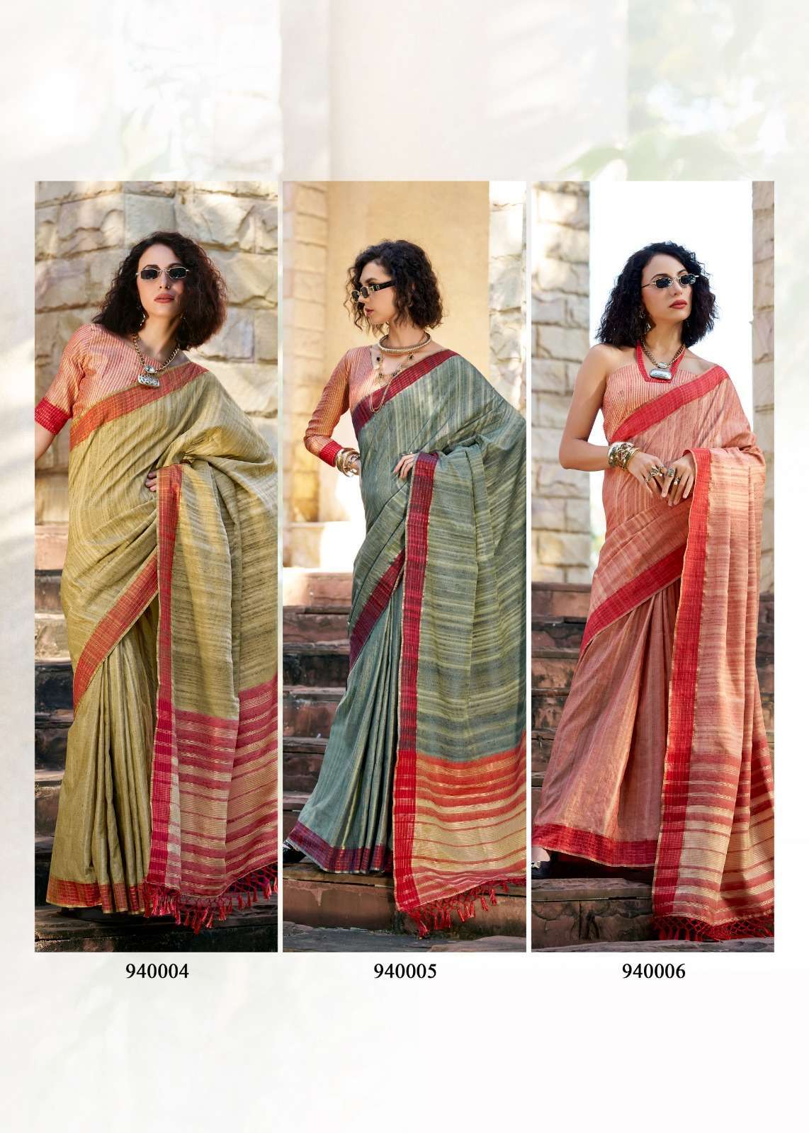 RAJPATH PRESENTS REDBALL SHOP TRENDY HANDLOOM KATAN SAREES ONLINE AT AFFORDABLE PRICES CATALOG WHOLESALER 