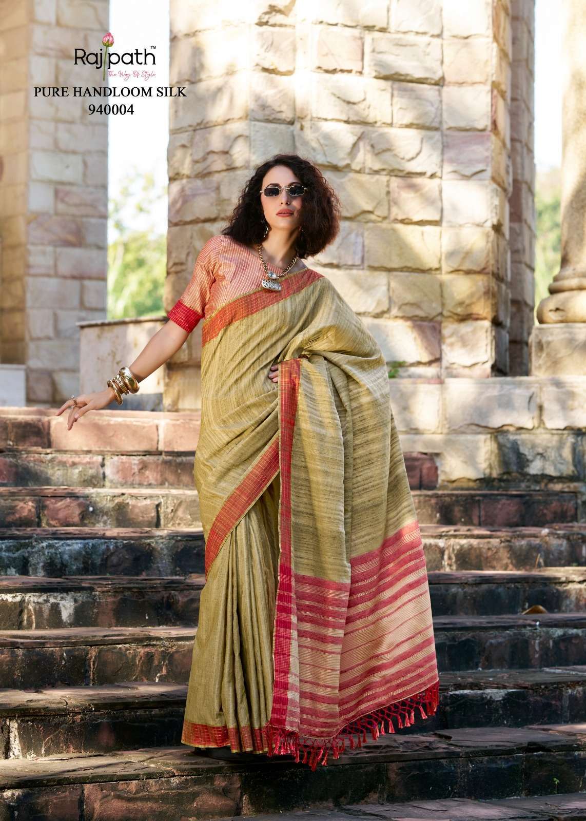 RAJPATH PRESENTS REDBALL SHOP TRENDY HANDLOOM KATAN SAREES ONLINE AT AFFORDABLE PRICES CATALOG WHOLESALER 