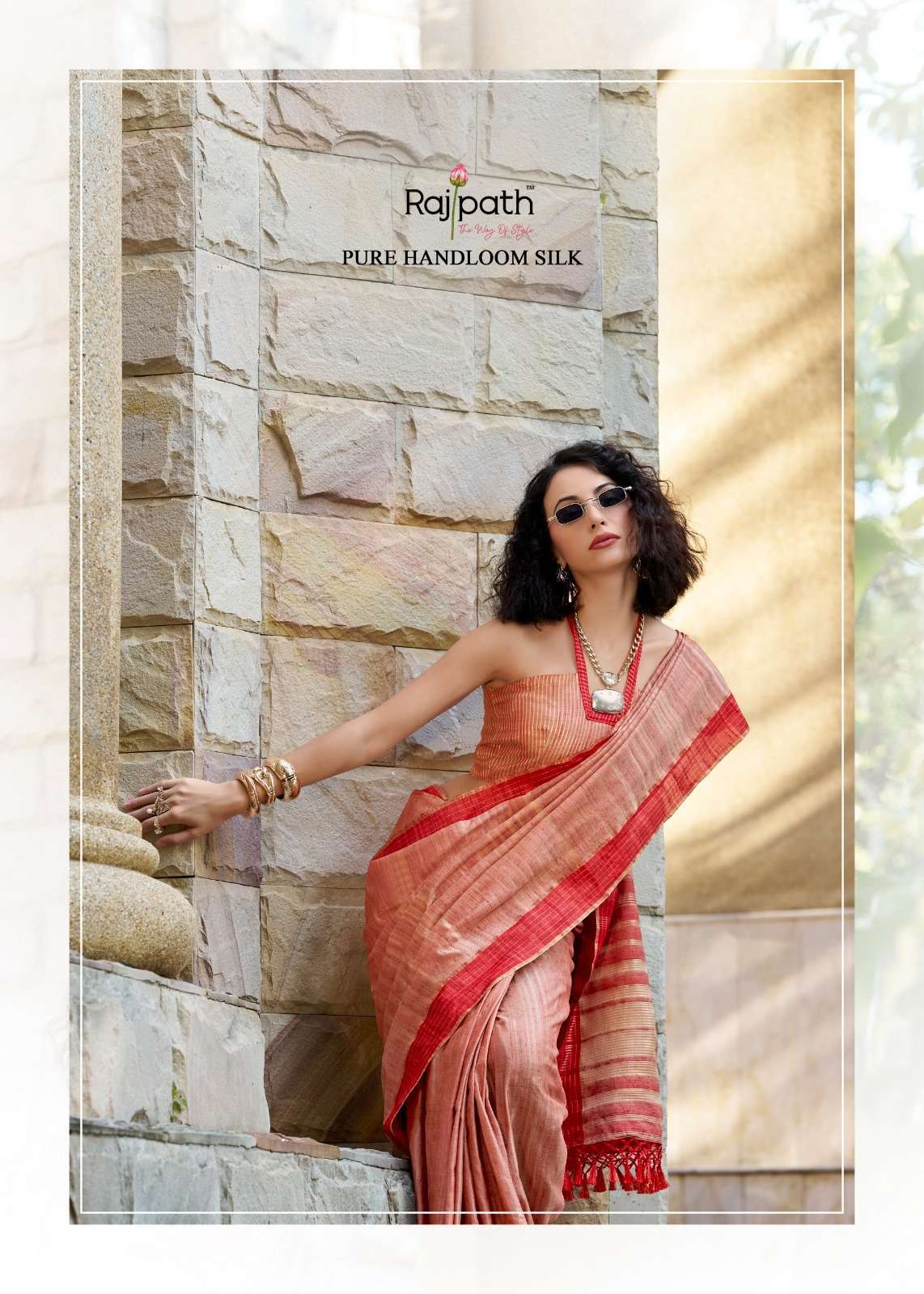RAJPATH PRESENTS REDBALL SHOP TRENDY HANDLOOM KATAN SAREES ONLINE AT AFFORDABLE PRICES CATALOG WHOLESALER 