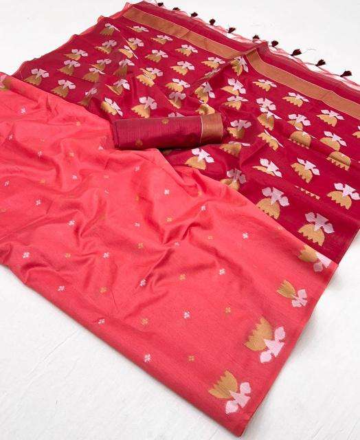 RAJTEX PRESENTS KRYSTAL LOTUS 402001-402006 TUSSAR SILK HANDLOOM DESIGNER SAREES CATALOG WHOLESALER AND EXPORTER 