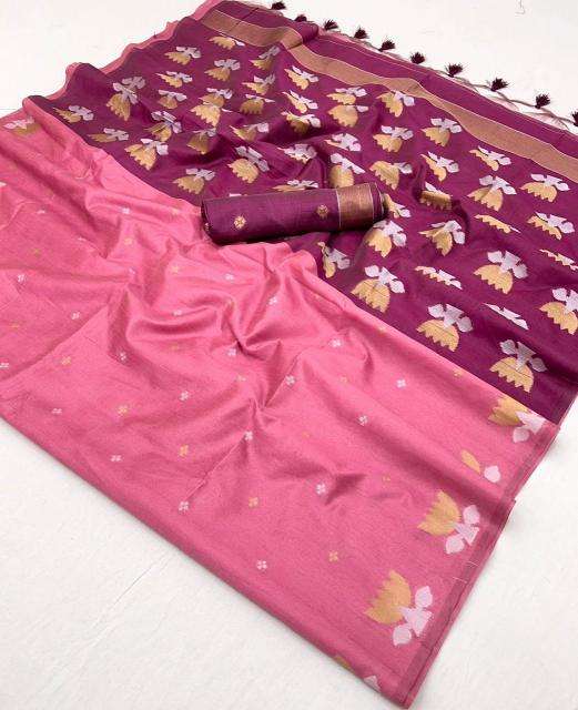 RAJTEX PRESENTS KRYSTAL LOTUS 402001-402006 TUSSAR SILK HANDLOOM DESIGNER SAREES CATALOG WHOLESALER AND EXPORTER 