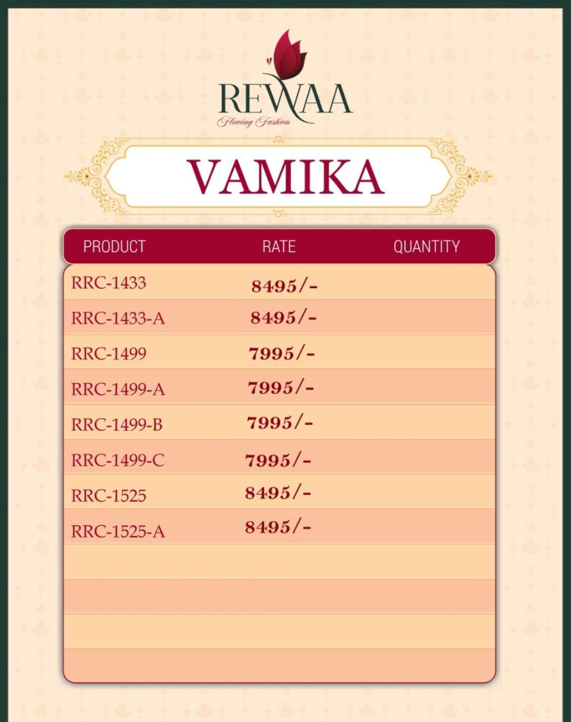 REWAA PRESENTS VAMIKA READYMADE SILK DESIGNER ENGAGEMENT LEHENGA FOR BRIDE CATALOG WHOLESALER AND EXPORTER 