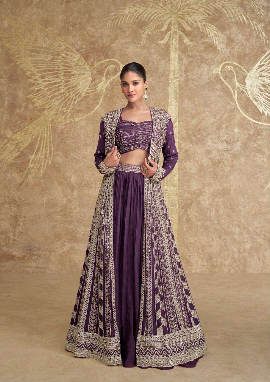 SAYURI DESIGNER PRESENT TYOHAAR GOLD FUNCTION WEAR READYMADE SUITS CATALOG WHOLESALER AND EXPORTER IN SURAT 