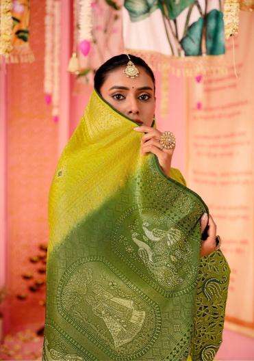 SIRONA FASHION PRESENTS  SHUBH LAXMI NYLON DOLLA SILK PARTY SAREES FOR ANY OCCASION CATALOG WHOLESALER AND EXPORTER 