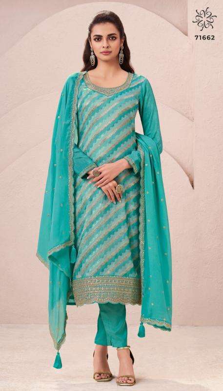 VINAY PRESENTS KULEESH AASMAA VOL-2 MONGA SILK JACQUARD EXCLUSIVE DRESS CATALOG WHOLESALER AND EXPORTER IN SURAT