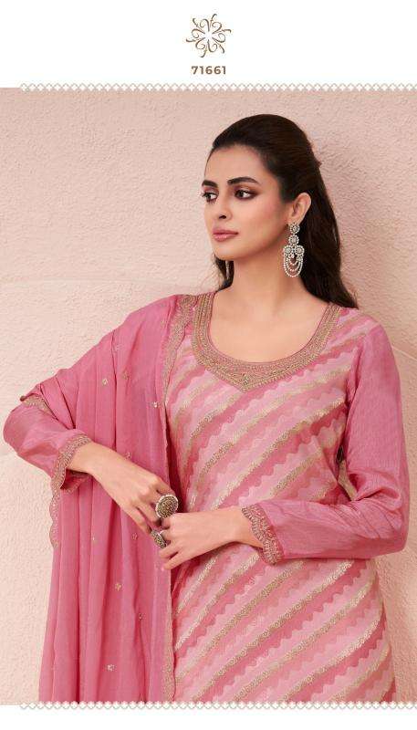 VINAY PRESENTS KULEESH AASMAA VOL-2 MONGA SILK JACQUARD EXCLUSIVE DRESS CATALOG WHOLESALER AND EXPORTER IN SURAT