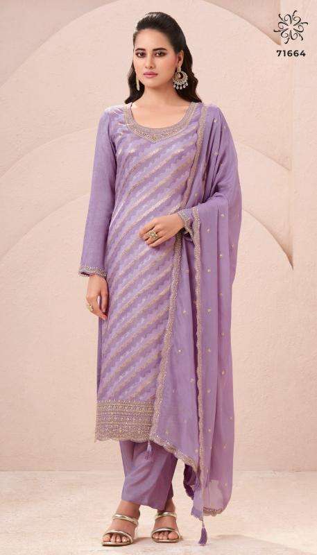 VINAY PRESENTS KULEESH AASMAA VOL-2 MONGA SILK JACQUARD EXCLUSIVE DRESS CATALOG WHOLESALER AND EXPORTER IN SURAT